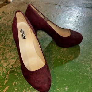 Maroon heels